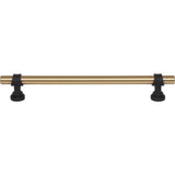 Top Knobs - Bit Pull 7 9/16 Inch (c-c) Honey Bronze and Flat Black