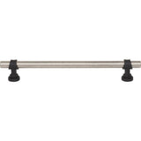 Top Knobs - Bit Pull 7 9/16 Inch (c-c) Pewter Antique and Flat Black