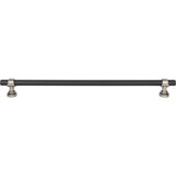 Top Knobs - Bit Pull 12 Inch (c-c) Flat Black and Pewter Antique