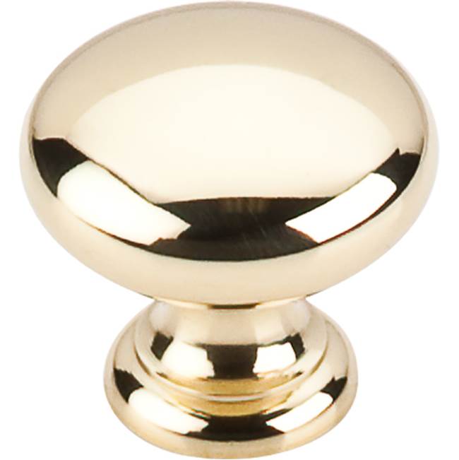 Top Knobs - Mushroom Knob 1 1/4 Inch Polished Brass - Polished Brass