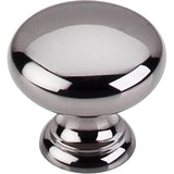 Top Knobs - Mushroom Knob 1 1/4 Inch Black Nickel - Black Nickel