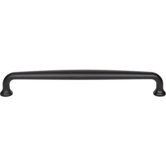 Top Knobs - Charlotte Appliance Pull 12 Inch (c-c) Flat Black - Flat Black