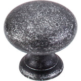 Top Knobs - Mushroom Knob 1 1/4 Inch Black Iron - Black Iron