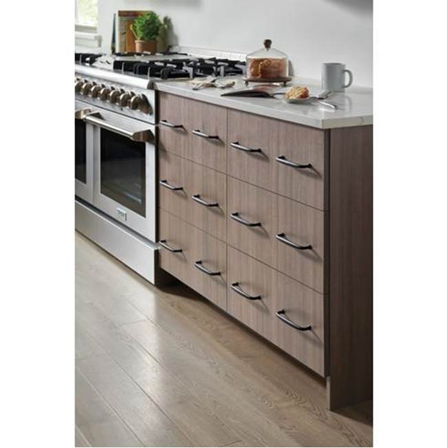 Top Knobs - Charlotte Appliance Pull 18 Inch (c-c) Flat Black - Flat Black
