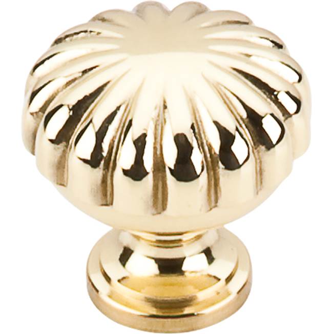 Top Knobs - Melon Knob 1 1/4 Inch Polished Brass - Polished Brass