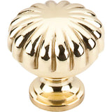 Top Knobs - Melon Knob 1 1/4 Inch Polished Brass - Polished Brass