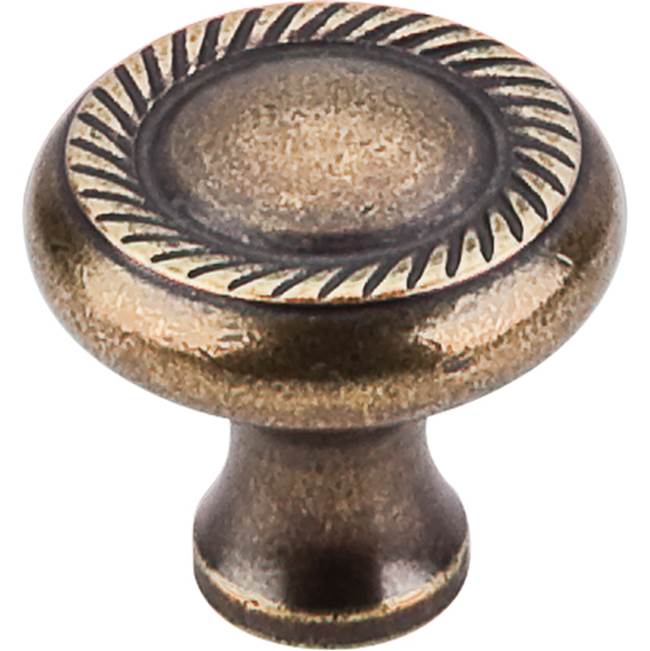 Top Knobs - Swirl Cut Knob 1 1/4 Inch German Bronze - German Bronze