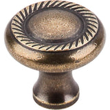 Top Knobs - Swirl Cut Knob 1 1/4 Inch German Bronze - German Bronze