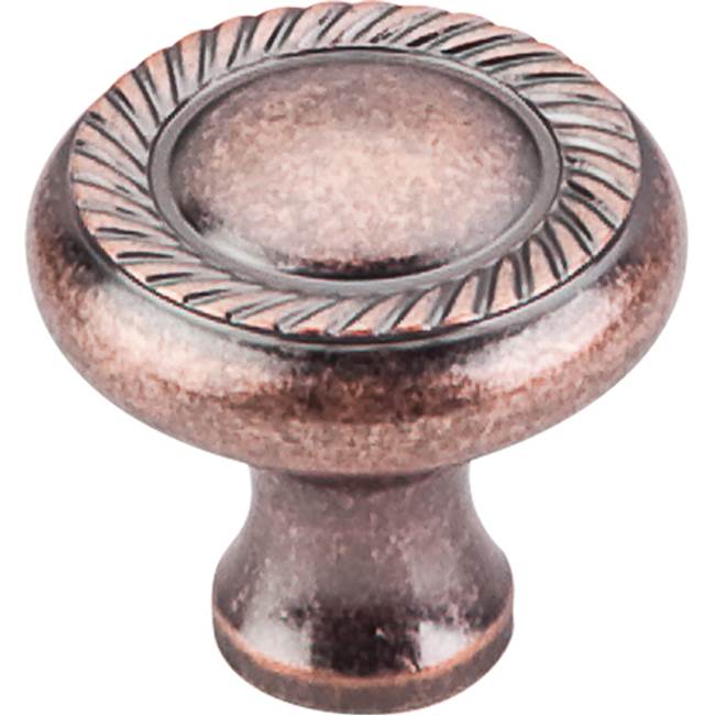 Top Knobs - Swirl Cut Knob 1 1/4 Inch Antique Copper - Antique Copper