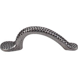 Top Knobs - Warwick Vertical Latch Pull 2 1/2 Inch (c-c) Cast Iron - Cast Iron