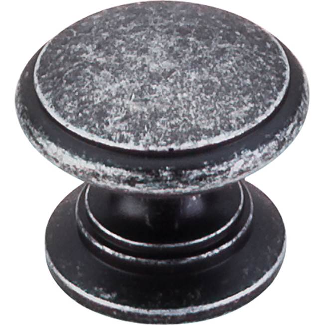 Top Knobs - Ray Knob 1 1/4 Inch Black Iron - Black Iron