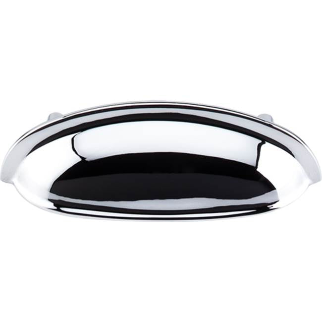 Top Knobs - Somerset Cup Pull 3 Inch (c-c) Polished Chrome - Polished Chrome