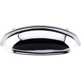 Top Knobs - Somerset Cup Pull 3 Inch (c-c) Polished Chrome - Polished Chrome