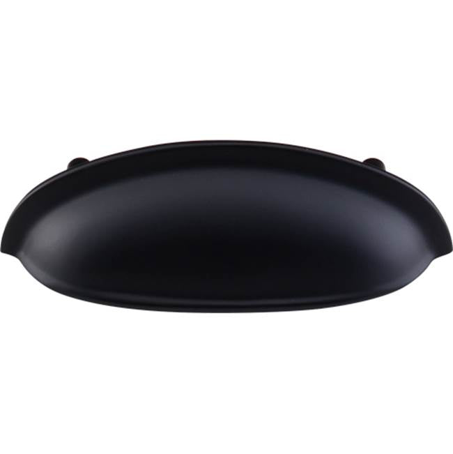 Top Knobs - Somerset Cup Pull 3 Inch (c-c) Flat Black - Flat Black
