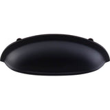 Top Knobs - Somerset Cup Pull 3 Inch (c-c) Flat Black - Flat Black