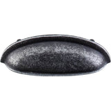 Top Knobs - Somerset Cup Pull 3 Inch (c-c) Black Iron - Black Iron