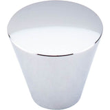 Top Knobs - Cone Knob 1 1/16 Inch Polished Chrome - Polished Chrome