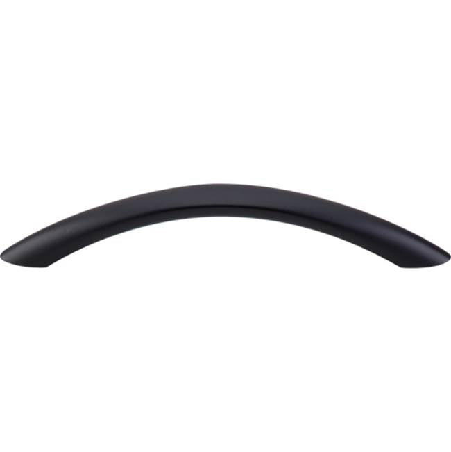 Top Knobs - Bow Pull 5 1/16 Inch (c-c) Flat Black - Flat Black