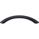 Top Knobs - Bow Pull 3 3/4 Inch (c-c) Flat Black - Flat Black