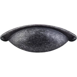 Top Knobs - Arendal Cup Pull 2 1/2 Inch (c-c) Black Iron - Black Iron