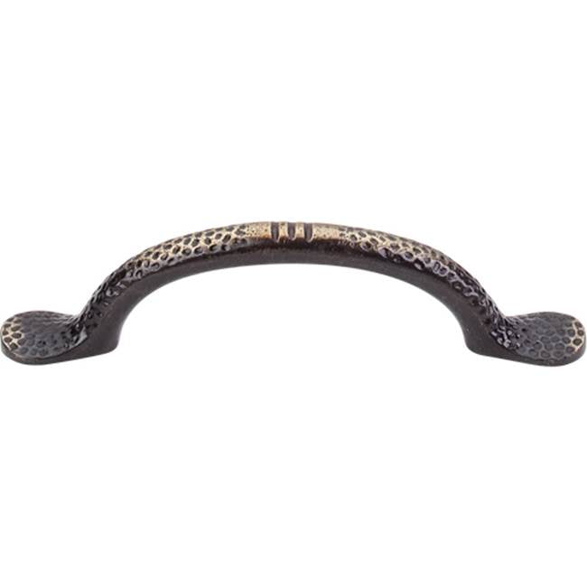 Top Knobs - Warwick Fixed Pull 3 3/4 Inch (c-c) Dark Antique Brass - Dark Antique Brass