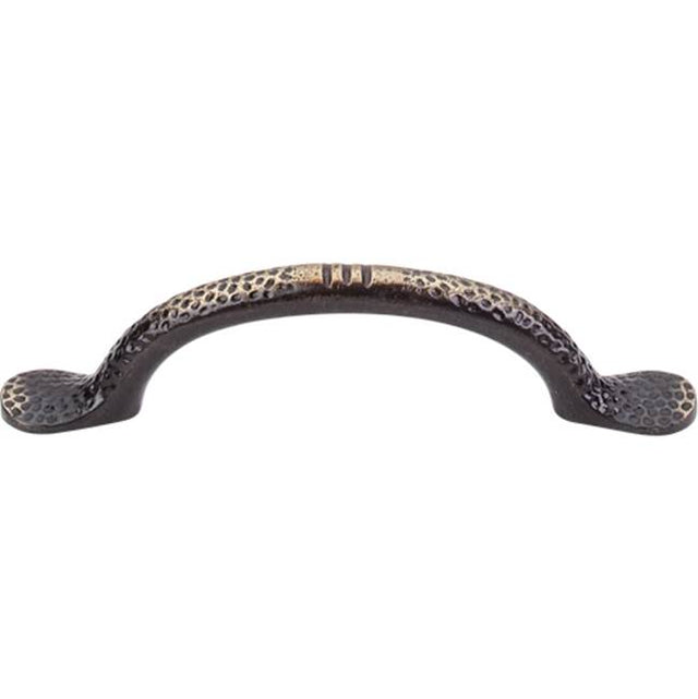 Top Knobs - Warwick Fixed Pull 3 3/4 Inch (c-c) Dark Antique Brass - Dark Antique Brass