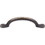 Top Knobs - Warwick Fixed Pull 3 3/4 Inch (c-c) Dark Antique Brass - Dark Antique Brass