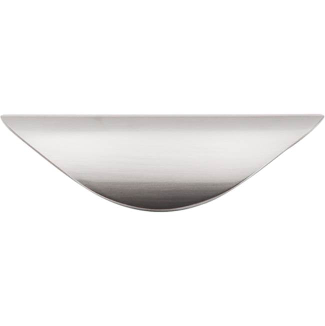 Top Knobs - Nouveau Cup Pull 1 1/4 Inch (c-c) Brushed Satin Nickel - Brushed Satin Nickel