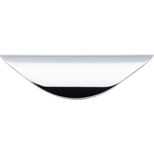 Top Knobs - Nouveau Cup Pull 1 1/4 Inch (c-c) Polished Chrome - Polished Chrome