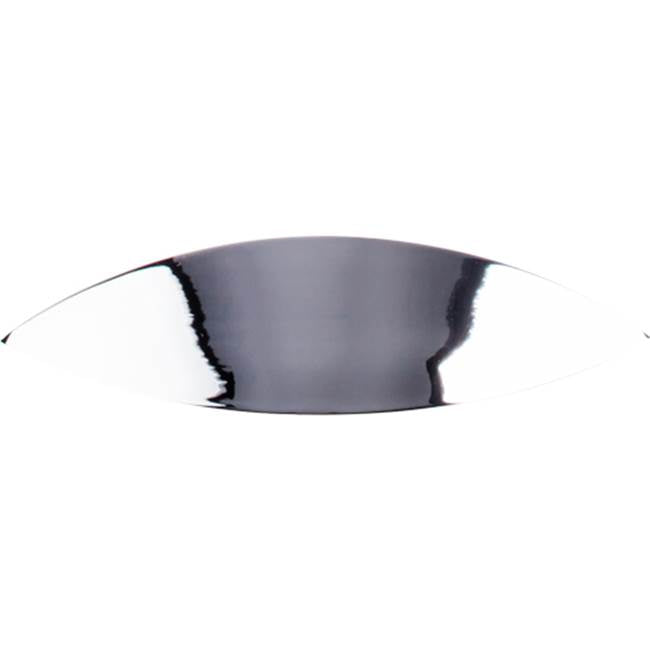 Top Knobs - Eyebrow Cup Pull 2 1/2 Inch (c-c) Polished Chrome - Polished Chrome