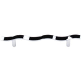 Top Knobs - Wave Pull 5 1/16 Inch (c-c) Polished Chrome - Polished Chrome