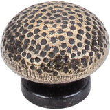 Top Knobs - Warwick Knob 1 1/2 Inch Dark Antique Brass - Dark Antique Brass