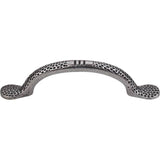 Top Knobs - Warwick Fixed Pull 3 3/4 Inch (c-c) Cast Iron - Cast Iron