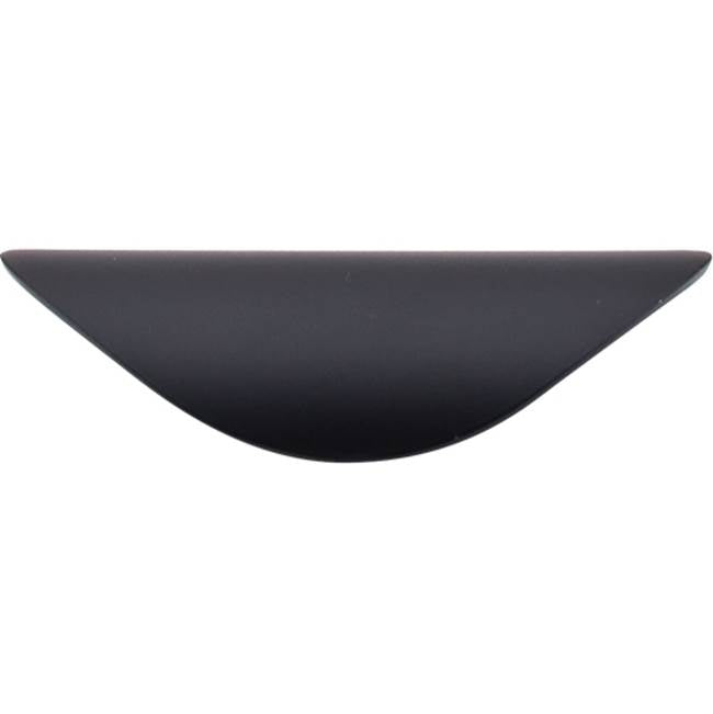 Top Knobs - Nouveau Cup Pull 1 1/4 Inch (c-c) Flat Black - Flat Black
