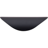 Top Knobs - Nouveau Cup Pull 1 1/4 Inch (c-c) Flat Black - Flat Black
