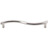 Top Knobs - Spiral Pull 5 1/16 Inch (c-c) Brushed Satin Nickel - Brushed Satin Nickel