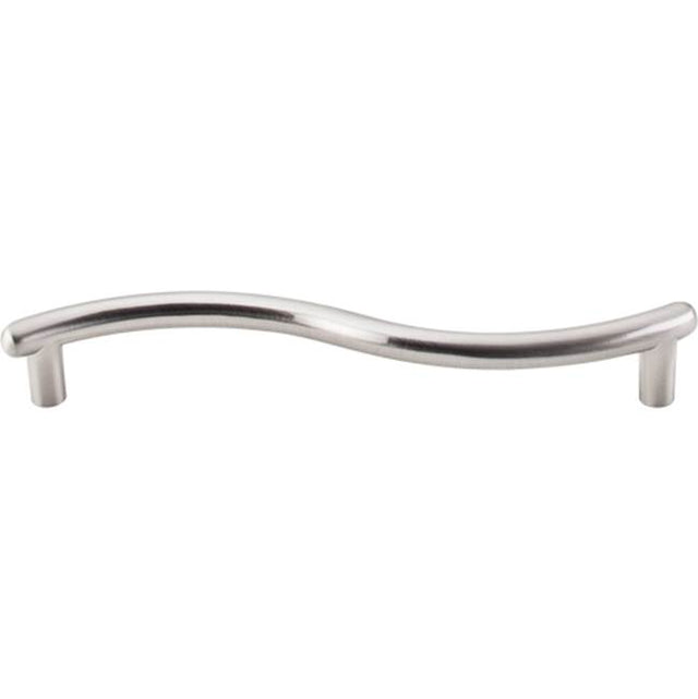 Top Knobs - Spiral Pull 5 1/16 Inch (c-c) Brushed Satin Nickel - Brushed Satin Nickel