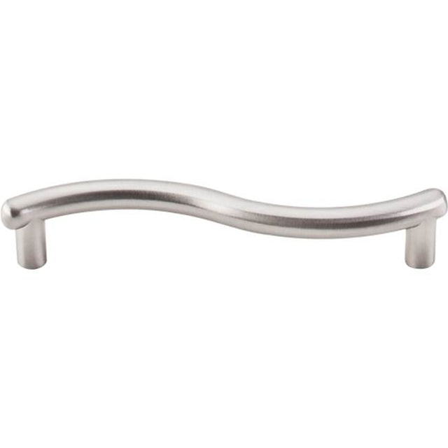 Top Knobs - Spiral Pull 3 3/4 Inch (c-c) Brushed Satin Nickel - Brushed Satin Nickel
