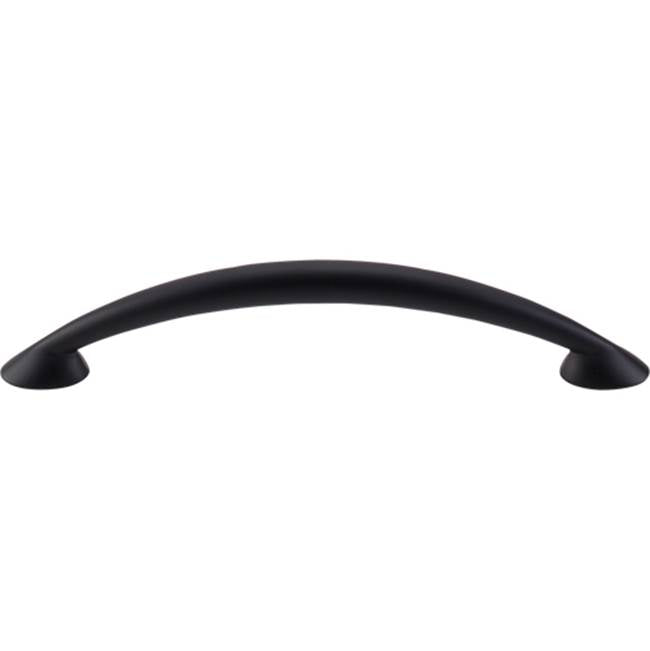 Top Knobs - Newport Pull 5 1/16 Inch (c-c) Flat Black - Flat Black
