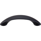 Top Knobs - New Haven Pull 3 3/4 Inch (c-c) Flat Black - Flat Black
