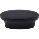 Top Knobs - Oval Pull 5/8 Inch (c-c) Flat Black - Flat Black