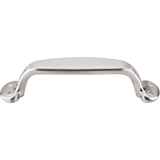 Top Knobs - Trunk Pull 3 3/4 Inch (c-c) Brushed Satin Nickel - Brushed Satin Nickel