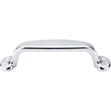 Top Knobs - Trunk Pull 3 3/4 Inch (c-c) Polished Chrome - Polished Chrome