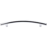 Top Knobs - Curved Bar Pull 6 5/16 Inch (c-c) Polished Chrome - Polished Chrome