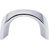 Top Knobs - Crescent U-Pull 1 1/4 Inch (c-c) Polished Chrome - Polished Chrome