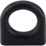Top Knobs - Ring Pull 5/8 Inch (c-c) Flat Black - Flat Black