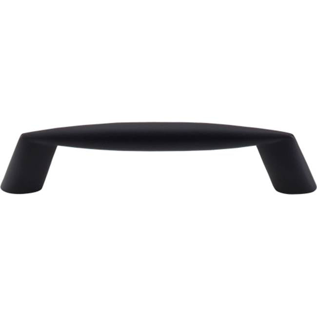 Top Knobs - Rung Pull 3 3/4 Inch (c-c) Flat Black - Flat Black