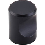 Top Knobs - Nouveau Indent Knob 3/4 Inch Flat Black - Flat Black