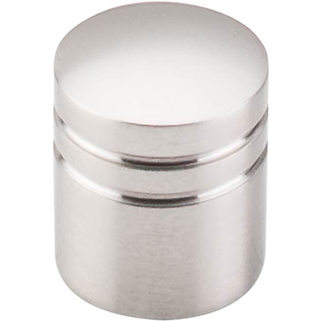 Top Knobs - Stacked Knob 1 Inch Brushed Satin Nickel - Brushed Satin Nickel