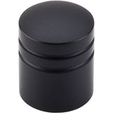 Top Knobs - Stacked Knob 1 Inch Flat Black - Flat Black